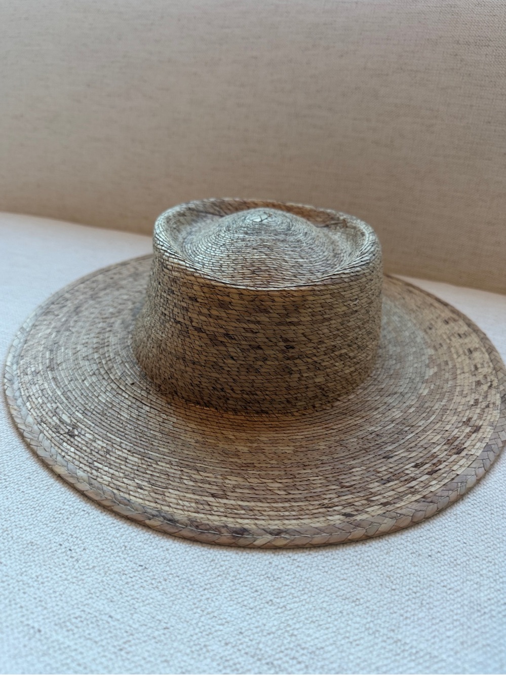 Lack of Color Palma Wide Brim Straw Boater Hat